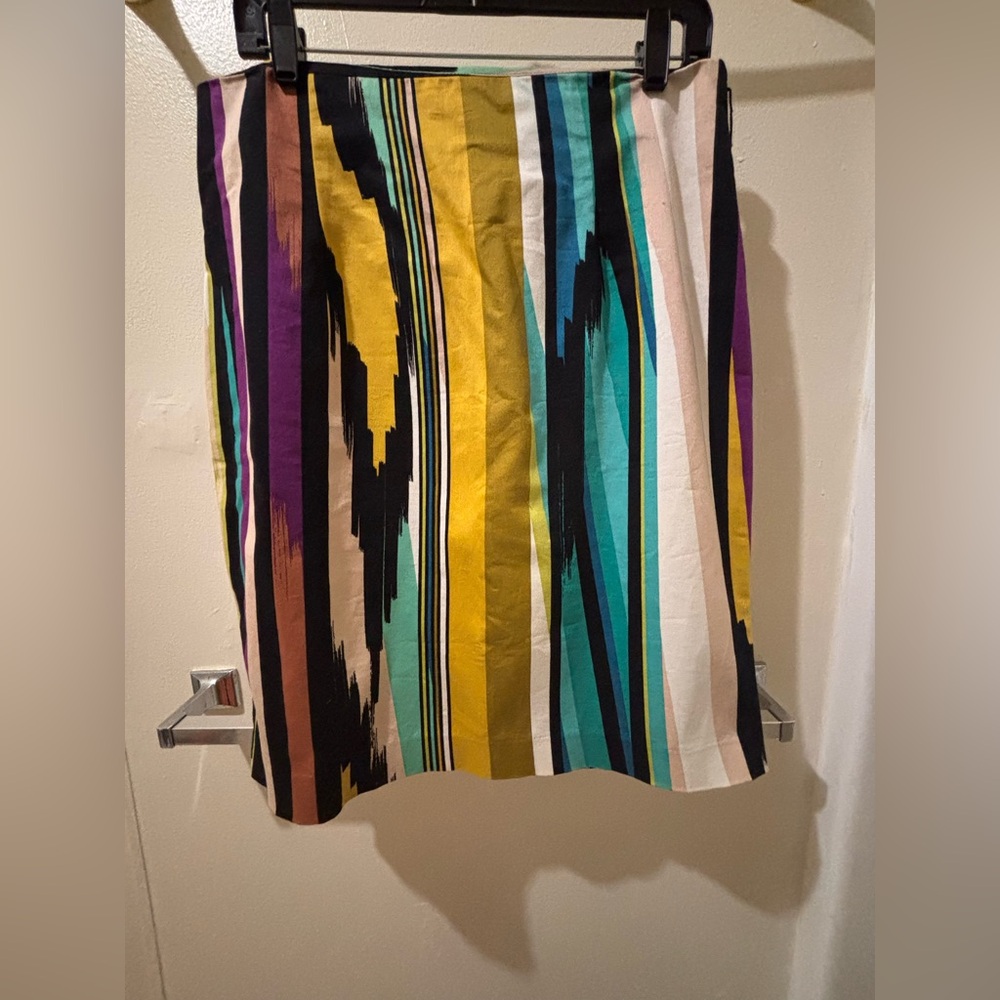 Worthington Multicolor Striped Pencil Skirt
